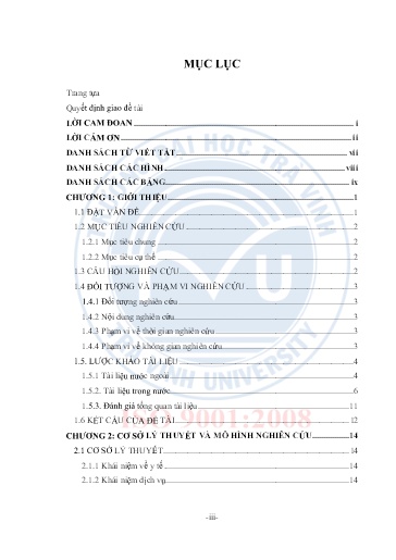 Đề tài Đánh giá mức độ hài lòng của bệnh nhân đối với dịch vụ khám chữa bệnh tại Bệnh viện Y Học Cổ Truyền Bến Tre