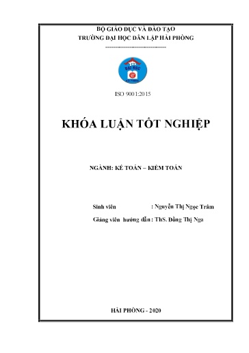 Luận án Hoàn thiện công tác kế toán doanh thu, chi phí và xác định kết quả kinh doanh tại công ty Cổ phần vận tải và xây dựng Home