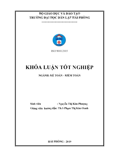 Luận án Hoàn thiện công tác kế toán doanh thu, chi phí và xác định kết quả kinh doanh tại công ty TNHH Thương mại Tâm Phúc Hưng