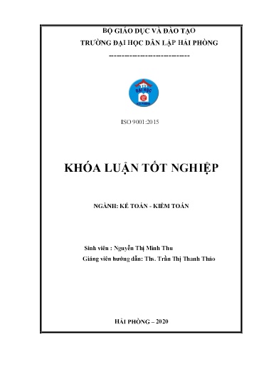 Luận án Hoàn thiện công tác kế toán doanh thu, chi phí và xác định kết quả kinh doanh tại công ty TNHH vận tải Trường Thái