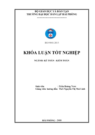 Luận án Hoàn thiện công tác kế toán doanh thu, chi phí và xác định kết quả kinh doanh tại doanh nghiệp tư nhân cơ khí Tuấn Hoàng Anh