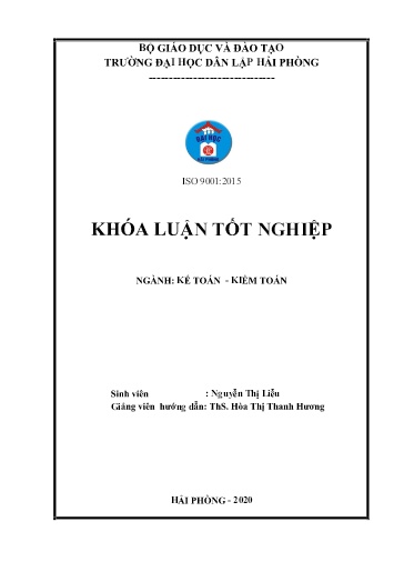 Luận án Hoàn thiện công tác kế toán thanh toán với người mua, người bán tại công ty Cổ phần xây dựng Đại Phú