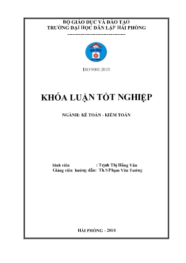 Luận án Hoàn thiện công tác kế toán vốn bằng tiền tại CN công ty Cổ phần kính Kala - Nhà máy kính Trường Sơn