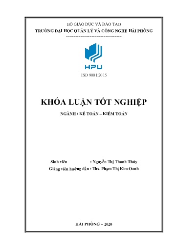 Luận án Hoàn thiện tổ chức kế toán doanh thu, chi phí và xác định kết quả kinh doanh tại công ty TNHH Bảo Phúc