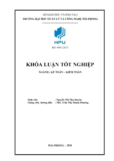 Luận án Hoàn thiện tổ chức kế toán thanh toán với người mua, người bán tại công ty TNHH giao nhận vận tải Trung Dũng