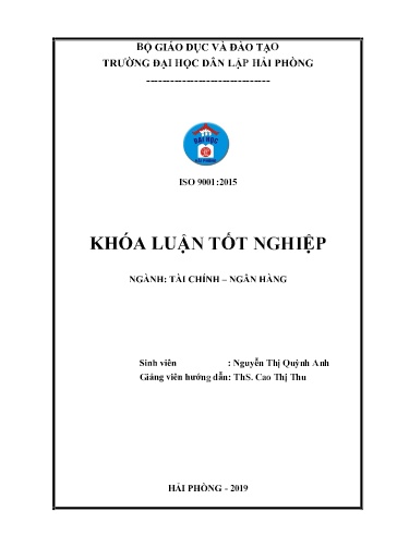 Luận án Một số biện pháp cải thiện tình hình tài chính tại công ty TNHH Thương mại vận tải biển Thành Đạt